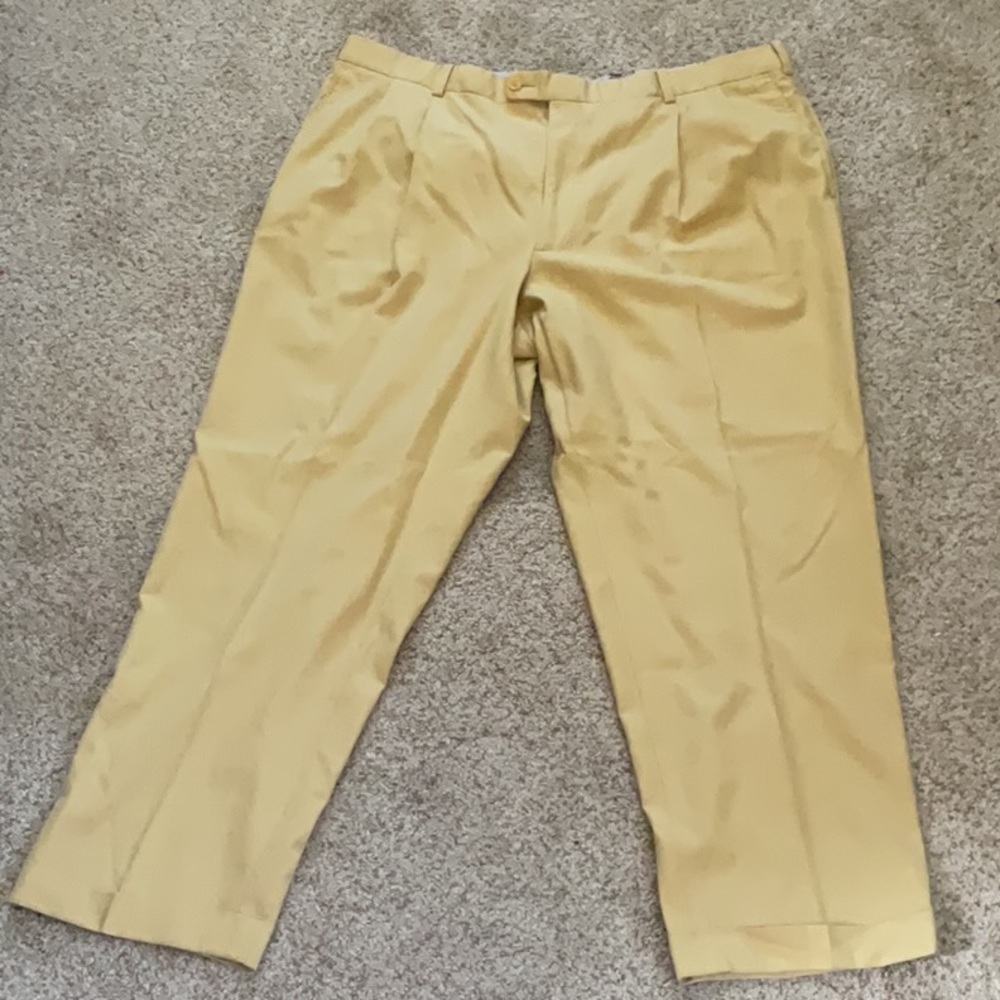EUC Mens ARISTO EIGHTEEN gold colored dress pants